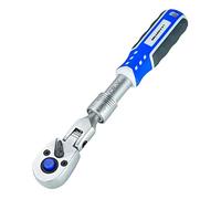 Haskyy Cliquet Télescopique 1/4" | 6,3 mm | 180-230 mm | Réversible Articulé Extensible | Denture Fine | Clé à Cliquet