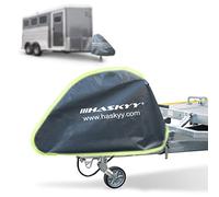 HASKYY Housse de Protection pour Timon de Caravane 130 x 75 cm Taille XXXL | pour les remorques - En bâche de camion - Étanche - Universel - Réfléchissante