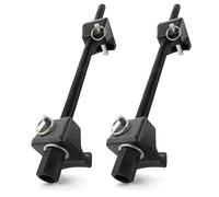 HASKYY Kit de tendeurs de jambe de force universels 380 mm Envergure avec broches de sécurité pour voiture Abaissement des amortisseurs de montage Tuning