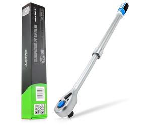 HASKYY liquet télescopique 1/2" - Cliquet réversible 61-75 cm - Cliquet à levier long extensible (1/2" 610-750 mm)