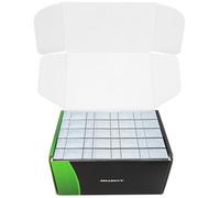 HASKYY Poids d'équilibrage Poids adhésifs Poids en acier argentés galvanisés 100 barrettes adhésives 60g avec rebord détachable 6KG Argent 4x5g+4x10g