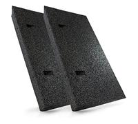 HASKYY Rampe d’accès en Caoutchouc Noir - Largeur : 50-100 cm - Hauteur : 45-70 - 110 mm - Cale en Caoutchouc pour Fauteuil Roulant, seuil de Porte, Voiture