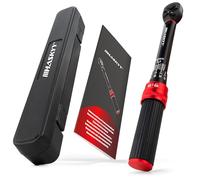 HASKYY Clé dynamométrique à couple 1/4" 44-221 in.-lb 5-25 Nm vélo entraînement Clef Dynamometrique à clic Petite avec double réglage de direction et 72 dents pour l'entretien et de la moto