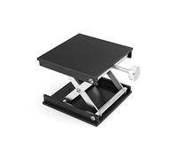 HASLED Table Élévatrice Mobile, 90 x 90 mm Table de Levage Plate-forme en Alliage D'aluminium, Support de Laboratoire Réglable en Hauteur 25-90 mm, pour Laboratoires, Joints de Carrelage