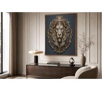 HASLEFND Impressions sur toile Sans cadre, décor mural de Baroque rétro