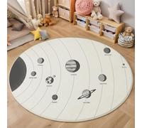 HASLEFND L'éducation des Enfants Tapis Rond pour Enfant