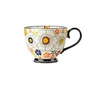 HASMI Mug Tasse en céramique de Haute qualité 510ML, Grande capacité, Tasse à Boire for la Maison, Le Bureau, Tasse à café Tasse à Thé(Color:A)