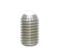 HASMI Vis de Piston à Ressort à Bille 304 vis de réglage en Acier Inoxydable avec Boule en Plastique Tout en Stock 10 pièces (Size : MTBZ 10PCS, Color : M12-L30mm)