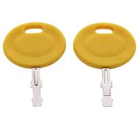 HASMX Lot de 2 clés d'allumage pour tondeuse à gazon Bolens Brute Columbia Craftsman Huskee MTD Murray Mastercut Ranch King Troy-Bilt Blanc