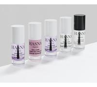 HASNA PARIS - Cure complète Soins des Ongles - réparateur ongles - Renforce et répare vos ongles - Enrichi à l'huile d'Argan- Facile à appliqué - 6ml (Translucide, PACK SOIN ONGLES)