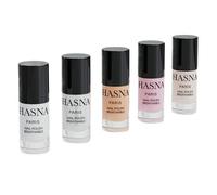 Hasna Paris - Vernis à Ongles Halal - Collection Privé - Éco-Responsable - Brillance et Longue Tenue - Facile à appliquer - lot de 5x 6ml (NUDE)