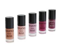 Hasna Paris - Vernis à Ongles Halal - Collection Privé - Éco-Responsable - Brillance et Longue Tenue - Facile à appliquer - lot de 5x 6ml (PINK)