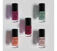 Hasna Paris - Vernis à Ongles Halal - Collection Privé - Éco-Responsable - Brillance et Longue Tenue - Facile à appliquer - lot de 5x 6ml (SUMMER)