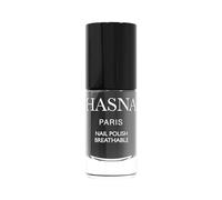 Hasna Paris - Vernis à Ongles Halal - Éco-Responsable - Brillance et Longue Tenue - Facile à Appliquer - 6ml (NOIR INTENSE)