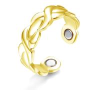 Hasnsofie Vital Bague magnétique pour femme avec aimants puissants, bague d'anxiété pour perdre du poids, mieux dormir, soulager le stress, bague magnétique ouverte réglable pour femme, bague vitale