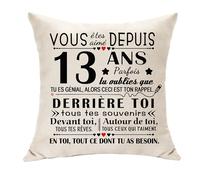 Hasodeo 13 Ans Cadeaux Originaux Décoration d'anniversaire Garçon Fille 13 Ans Fils Nièce Petite - Fille Anniversaire Âge Cadeau d'anniversaire - Vous Été Aimé Depuis 13 Ans Cadeaux (13)