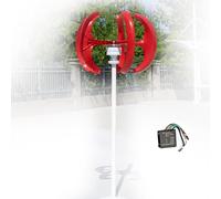 HASORVLUK Éolienne Autonome à Lévitation Magnétique VAWT Lanterne 360° pour Jardin Parc Lampadaire Autoconsommation 300W-12V