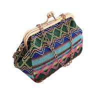 Hasp Femmes Tissage Sacs à Main Plage Femme Rotin Portefeuille Téléphone Portable Sacs à Bandoulière, b, Taille unique