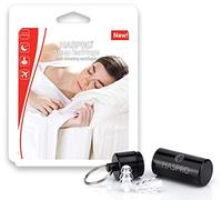 Haspro Bouchons d'oreille pour dormir, ronflement - Meilleurs bouchons d'oreilles antibruit pour ronflement - Super doux semi transparent réutilisables - Matériau hypoallergénique