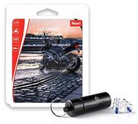 HASPRO Moto - Bouchons d'oreille en silicone souple réutilisables, les meilleurs bouchons d'oreille pour moto et course Réduit le bruit du vent, petit et léger à porter.