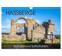 Haßberge - Châteaux forts et ruines de châteaux forts, Version française (Calendrier mural 2026 DIN A4 portrait), Calendrier CALVENDO mensuel
