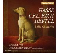 Hasse Cpe Bach Hertel Cello Concertos
