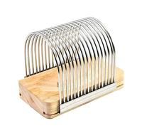 Hasselback Grille à trancher les pommes de terre, les oignons et les tomates - Pratique pour la cuisine - Cadeau pour la cuisine - Cadeau pour Mather ToE11 (argent, taille unique)