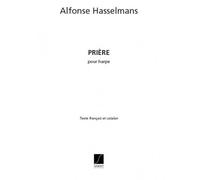 Partitions classique SALABERT HASSELMANS - PRIERE - HARPE Harpe
