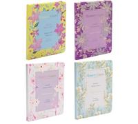 Hassett Green London Lot de 4 doublures de tiroir parfumées - Chèvrefeuille et Jasmin - Lilas et Lavande - Sensuelle Sensuelle - Coton Naturel - 6 Feuilles de 600 x 400 cm dans Chaque boîte