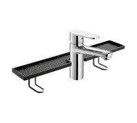 Hassle-Free Organization: The bathroom sink shelf ensures effortless org