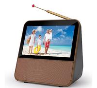 HassoKon Téléviseur numérique portable DVB-T2, écran HD 1080p, antenne télescopique, télécommande pour caravane, voiture et camping, cuisine, chambre à coucher, voyage, cuisine