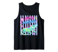 Hasta Manana Iguana Preppy Stripe Teacher School Débardeur