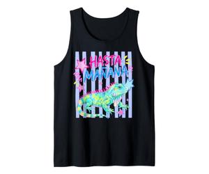 Hasta Manana Iguana Preppy Stripe Teacher School Débardeur