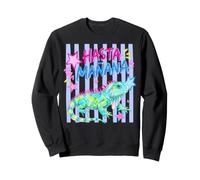 Hasta Manana Iguana Preppy Stripe Teacher School Sweatshirt
