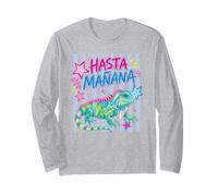 Hasta Manana Iguane Funny Lizard Summer Vacation Reptile Manche Longue