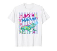 Hasta Manana Iguane Funny Lizard Summer Vacation Reptile T-Shirt