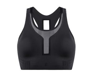 Hastko - Brassière 100% sans coutures - Bra n°42 True Black pour Femme - Taille L - Noir Noir L