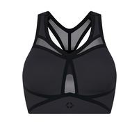 Hastko - Brassière effet seconde peau et respirante - Bra n°39 True Black pour Femme en Nylon - Taille L - Noir Noir L