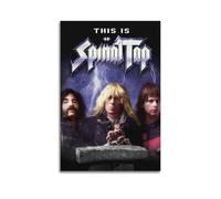 HASUEQWERURU Poster décoratif sur toile avec inscription « This Is Spinal Tap » - Décoration murale vintage - Pour salon, chambre à coucher - 40 x 60 cm - Style sans cadre