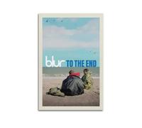 HASUEQWERURU Poster décoratif sur toile « Blur To The End » - Décoration murale vintage - Pour salon, chambre à coucher - 60 x 90 cm - Sans cadre