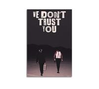 HASUEQWERURU Poster décoratif sur toile « We Don't Trust You » de Metro Boomin - Décoration murale vintage - Pour salon, chambre à coucher - 30 x 45 cm - Sans cadre