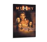 HASUEQWERURU The Mummy Returns1 Poster décoratif sur toile style rétro avec cadre pour salon, chambre à coucher, 50 x 75 cm