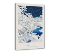 Hasui Kawase Poster Ohara Koson Impression sur toile Katsushika Hokusai Vague japonaise Hiroshige Images pour décoration d'intérieur (SKU30 x 40 cm), encadrée