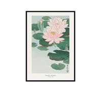 Hasui Kawase Poster Ohara Koson Impression sur toile Katsushika Hokusai Vague japonaise Hiroshige Images pour décoration d'intérieur (SKU20 x 30 cm), cadre photo noir)