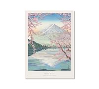 Hasui Kawase Poster Ohara Koson Impressions Katsushika Hokusai Vague japonaise Art mural sur toile Hiroshige Images pour décoration d'intérieur (SKU4,40 x 60 cm), sans cadre)