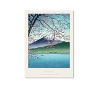 Hasui Kawase Poster Ohara Koson Impressions Katsushika Hokusai Vague japonaise Art mural sur toile Hiroshige Images pour décoration d'intérieur (SKU28 x 35 cm), sans cadre)