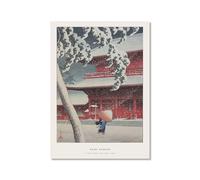 Hasui Kawase Poster Ohara Koson Impressions Katsushika Hokusai Vague japonaise Art mural sur toile Hiroshige Images pour décoration d'intérieur (SKU30 x 40 cm), sans cadre)
