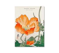 Hasui Kawase Poster Ohara Koson Impressions Katsushika Hokusai Vague japonaise Art mural sur toile Hiroshige Images pour décoration d'intérieur (SKU40 x 60 cm), sans cadre)