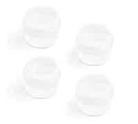 HASWARE Arrêts de porte acryliques auto-adhésifs - Lot de 4, amortissent les chocs, réduisent le bruit, protègent meubles et murs (Acrylique cylindrique)