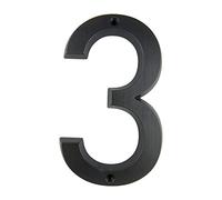 HASWARE Plaque de numéro de maison 6 pouces (15 cm) Style vintage fini bronze vieilli Numéros de porte Plaque de signalisation Numéros d'adresse du domicile de la rue, alliage de zinc (3)